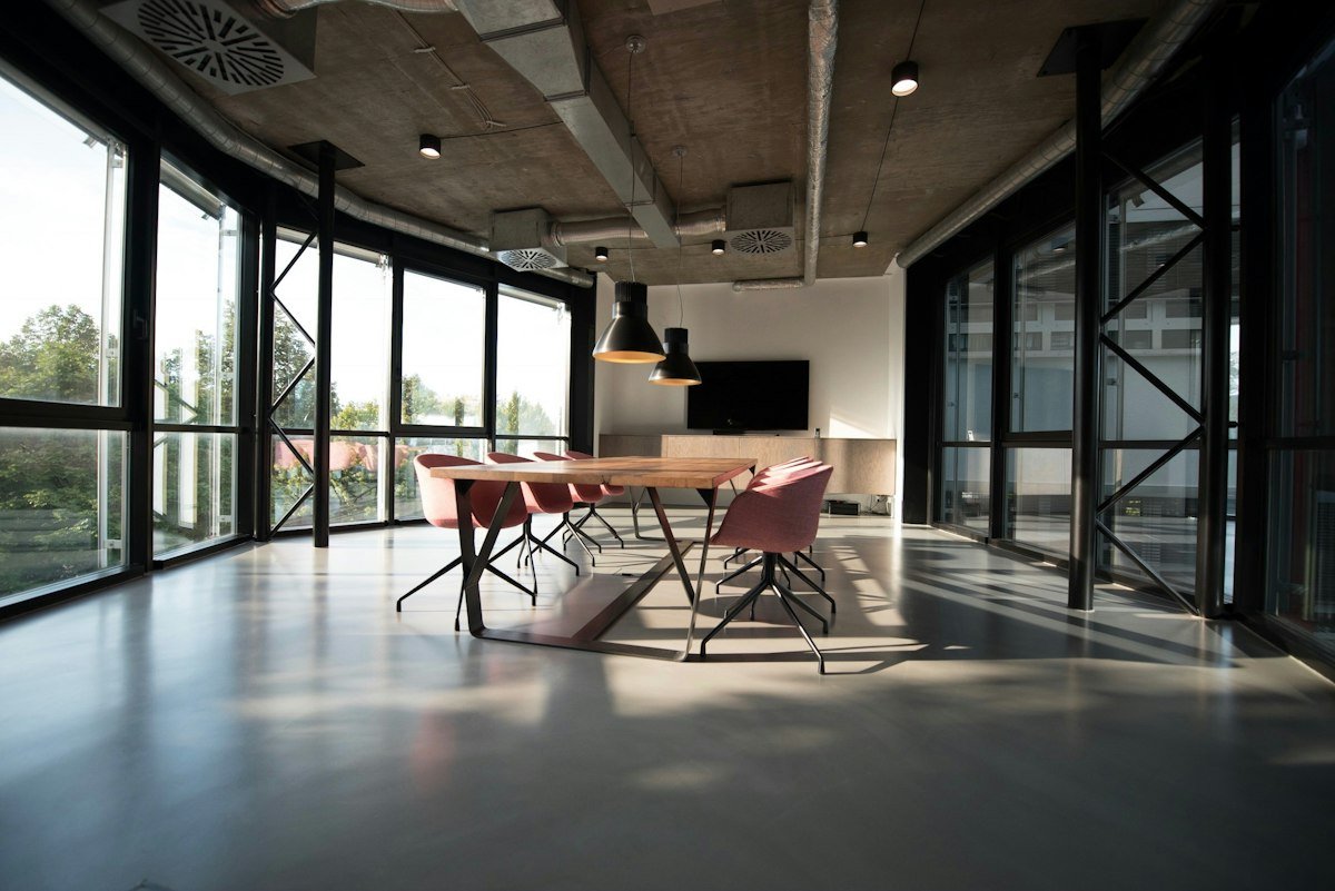 Sahara Estates meeting and consultation room inside the DHA Phase 5 Lahore office